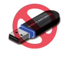 USBメモリ等の使用禁止